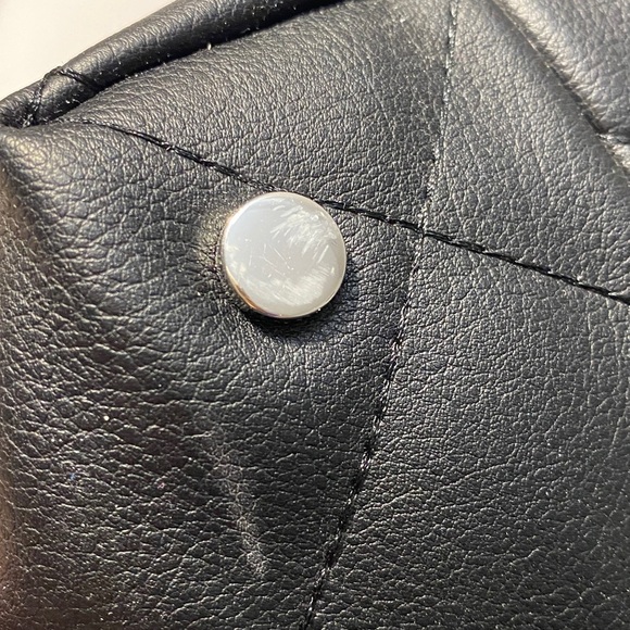 INC | “Kylie” Quilted Faux Leather Slouchy Shoulder Bag with Chain Straps - Picture 15 of 17